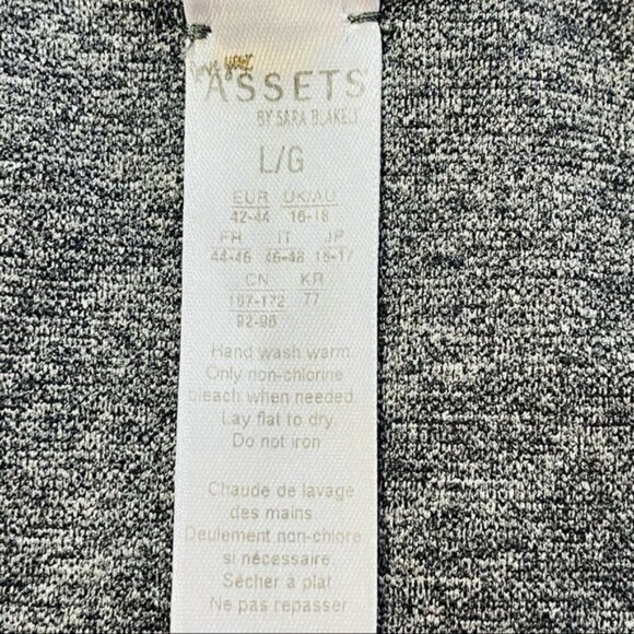 Assets Spanx High Rise Stirrup Leggings Womens L Gray Shapewear Slimming - Picture 3 of 7